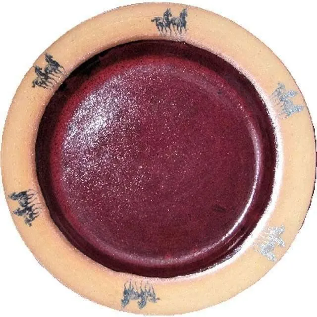 Running Horses Western Dinnerware - Red