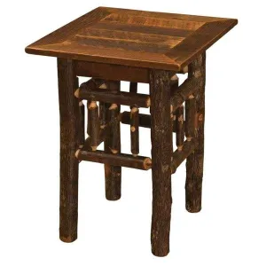 Rustic Appalachian Barnwood Open Nightstand bedroom furniture, nightstand