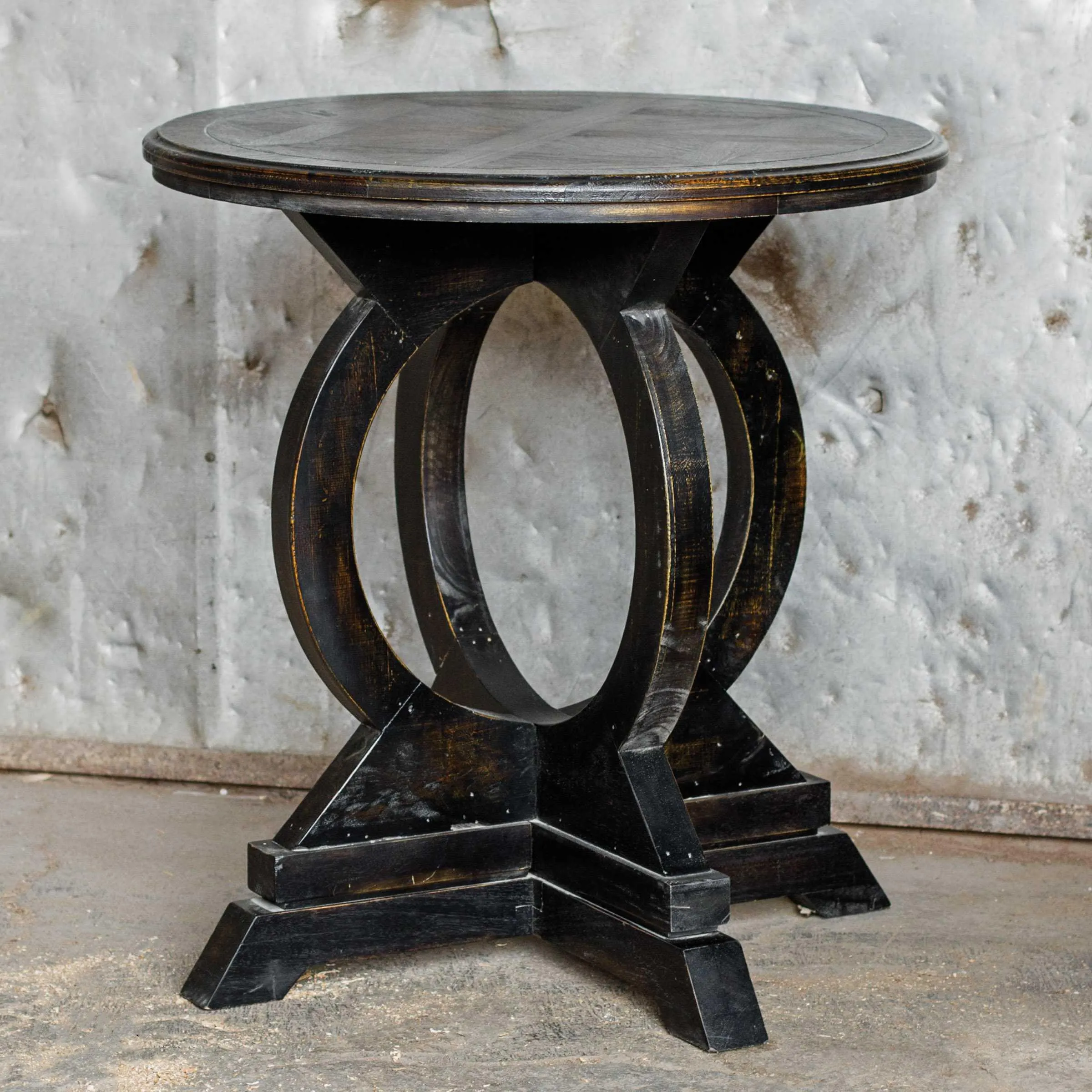 Rustic Black Mango Accent Table vanity mirror, wall mirror