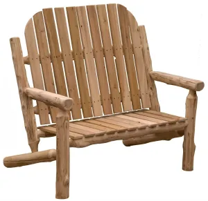 Rustic Cedar Adirondack Double Arm Chair gaming chair, computer chair
