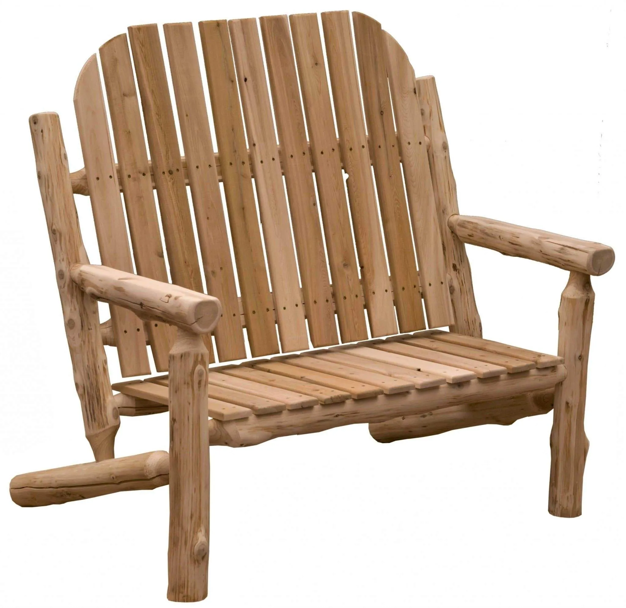 Rustic Cedar Adirondack Double Arm Chair gaming chair, computer chair