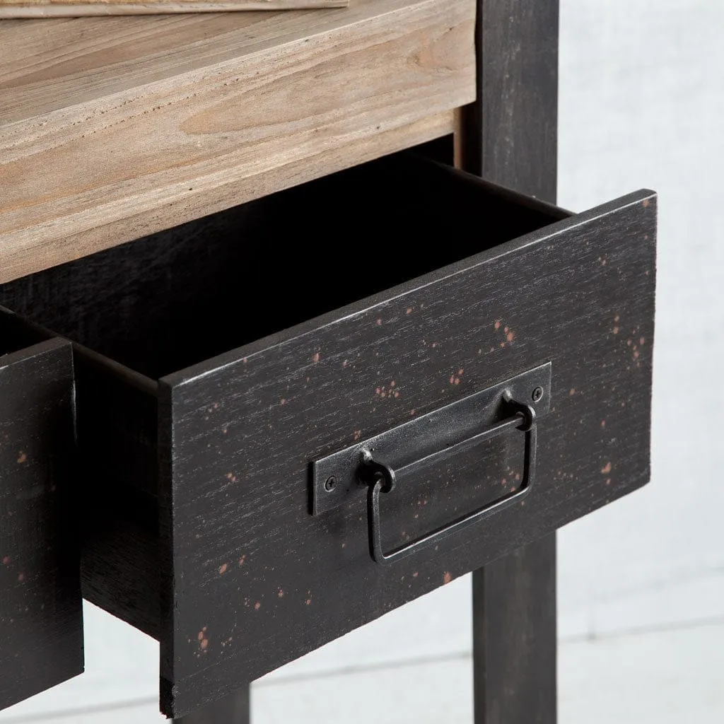 Rustic Entryway Table with Drawers