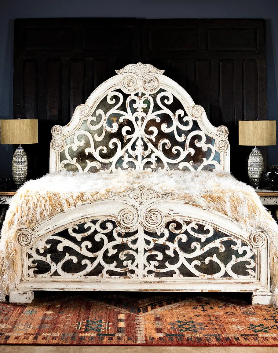 Rustic Handcrafted Fiona King Bed