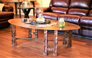 Rustic Oval Iron Coffee Table gaming chair, computer chair