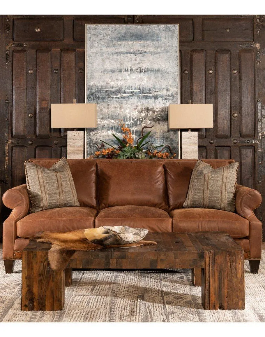 Rustic Reclaimed Boat Wood Coffee Table