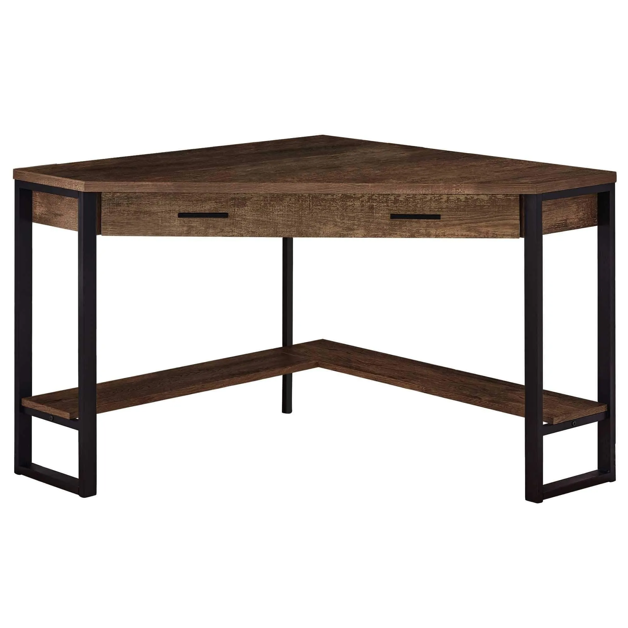 Rustic Reclaimed Wood Corner Office Desk