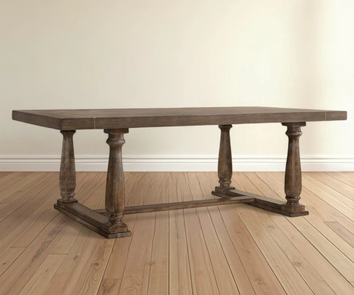 Rustic Rubberwood Farmhouse Dining Table gaming chair, computer chair