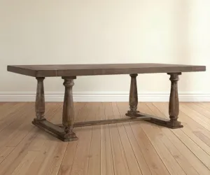 Rustic Rubberwood Farmhouse Dining Table gaming chair, computer chair
