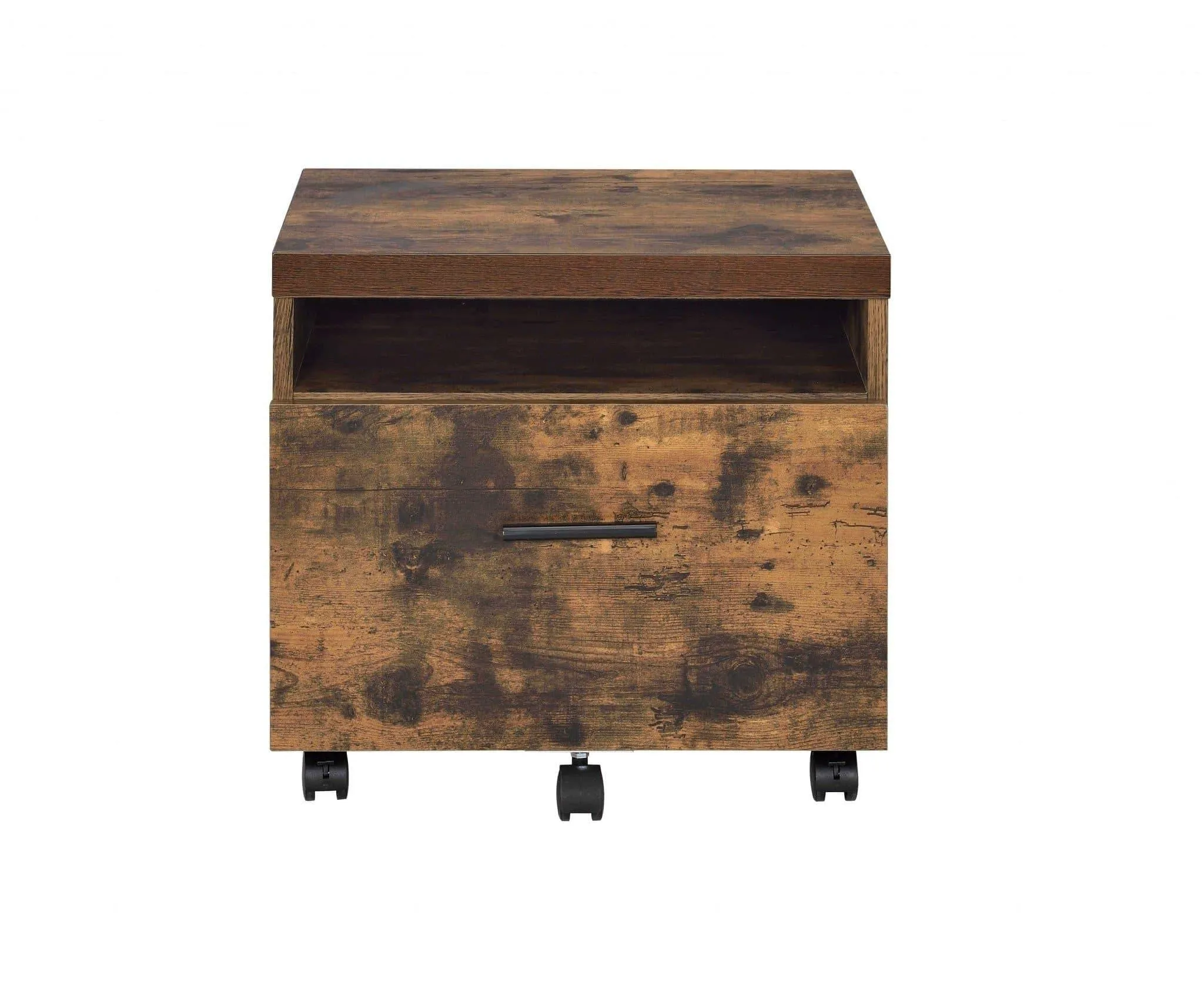 Rustic Weathered Oak Rolling File Cabinet gaming chair, computer chair
