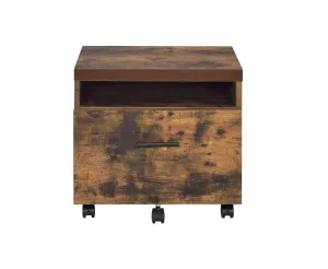 Rustic Weathered Oak Rolling File Cabinet gaming chair, computer chair