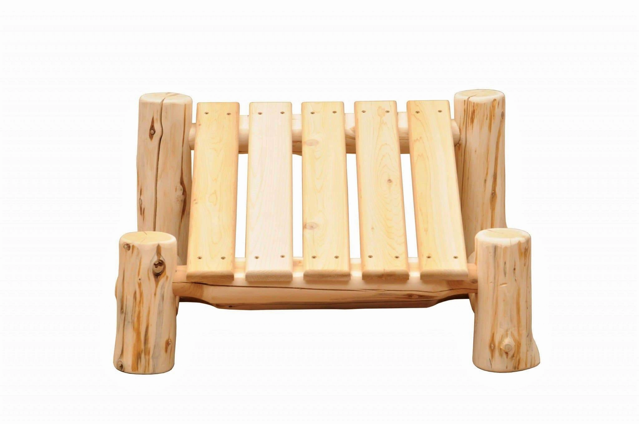 Rustic Cedar Outdoor Adirondack Ottoman