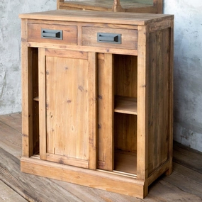 Rustic Pine Cabinet glassware set, wine glass