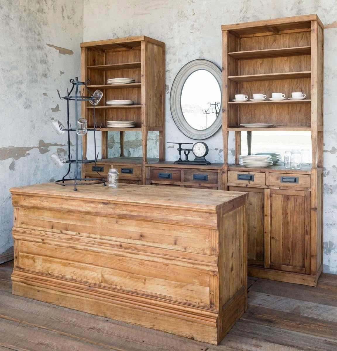 Rustic Pine Cabinet