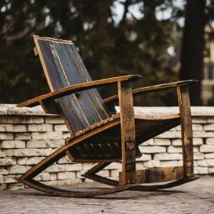 Rye Whiskey Rocking Chair vanity mirror, wall mirror