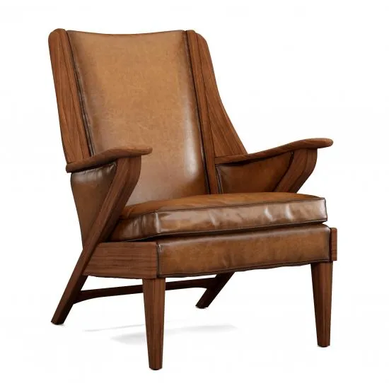 Saddle Leather Arm Chair