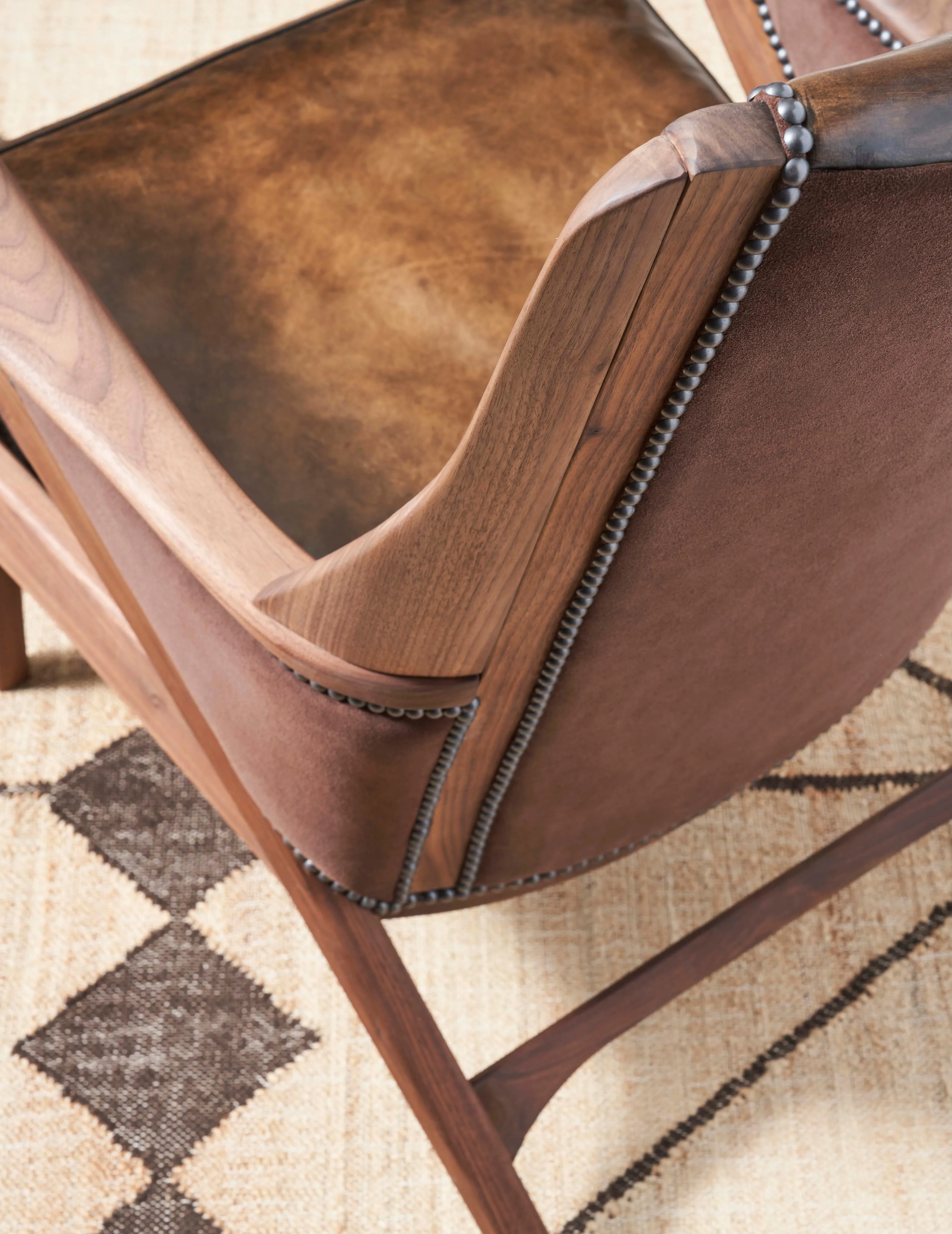 Saddle Leather Arm Chair