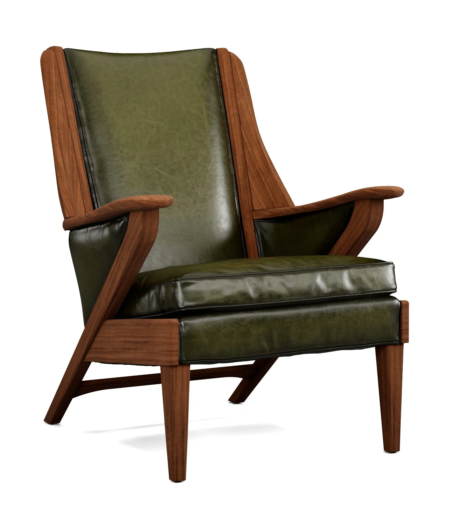 Saddle Leather Arm Chair