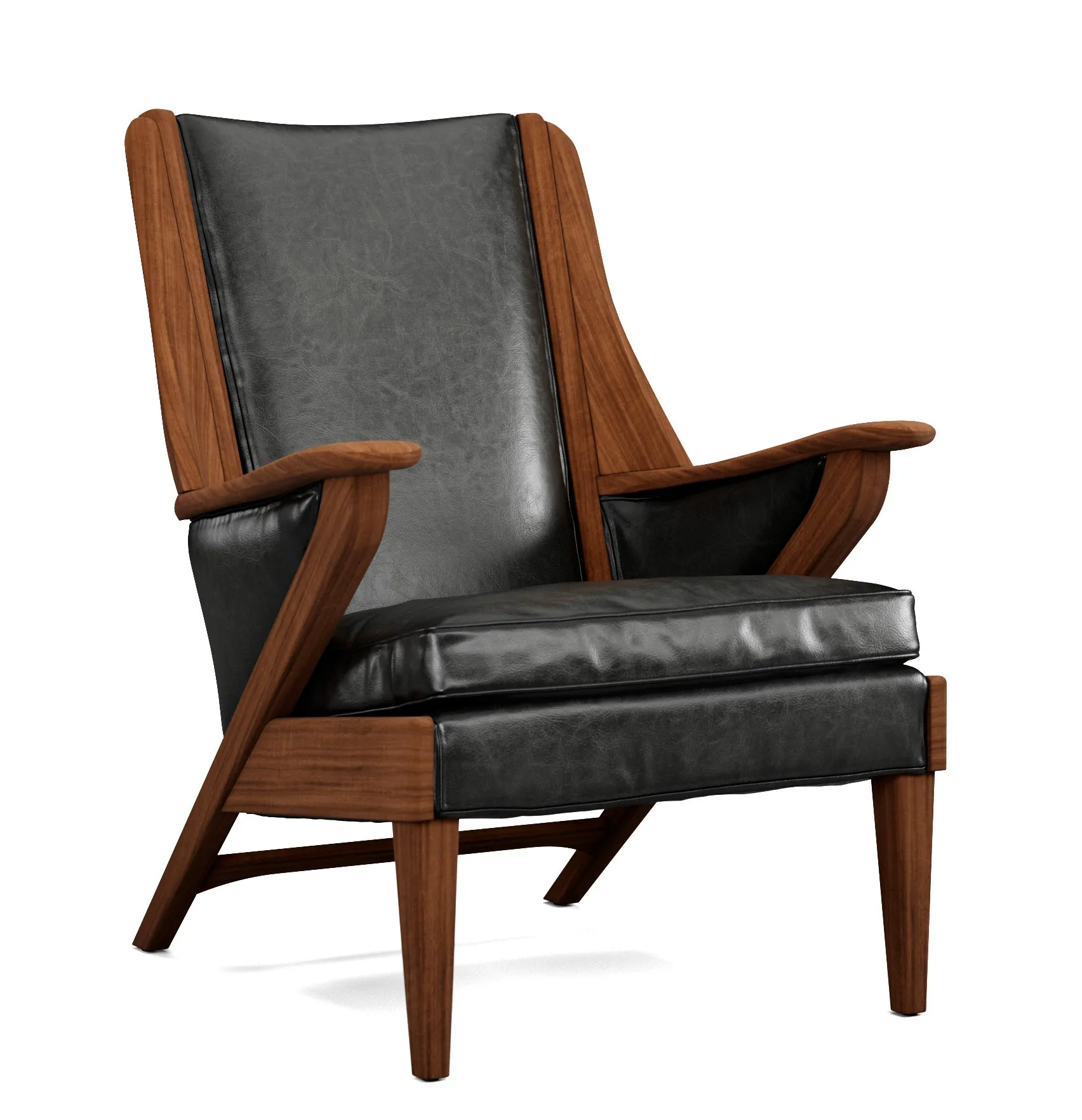 Saddle Leather Arm Chair