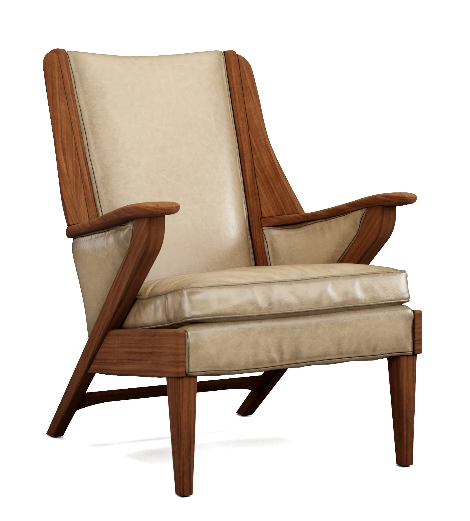 Saddle Leather Arm Chair
