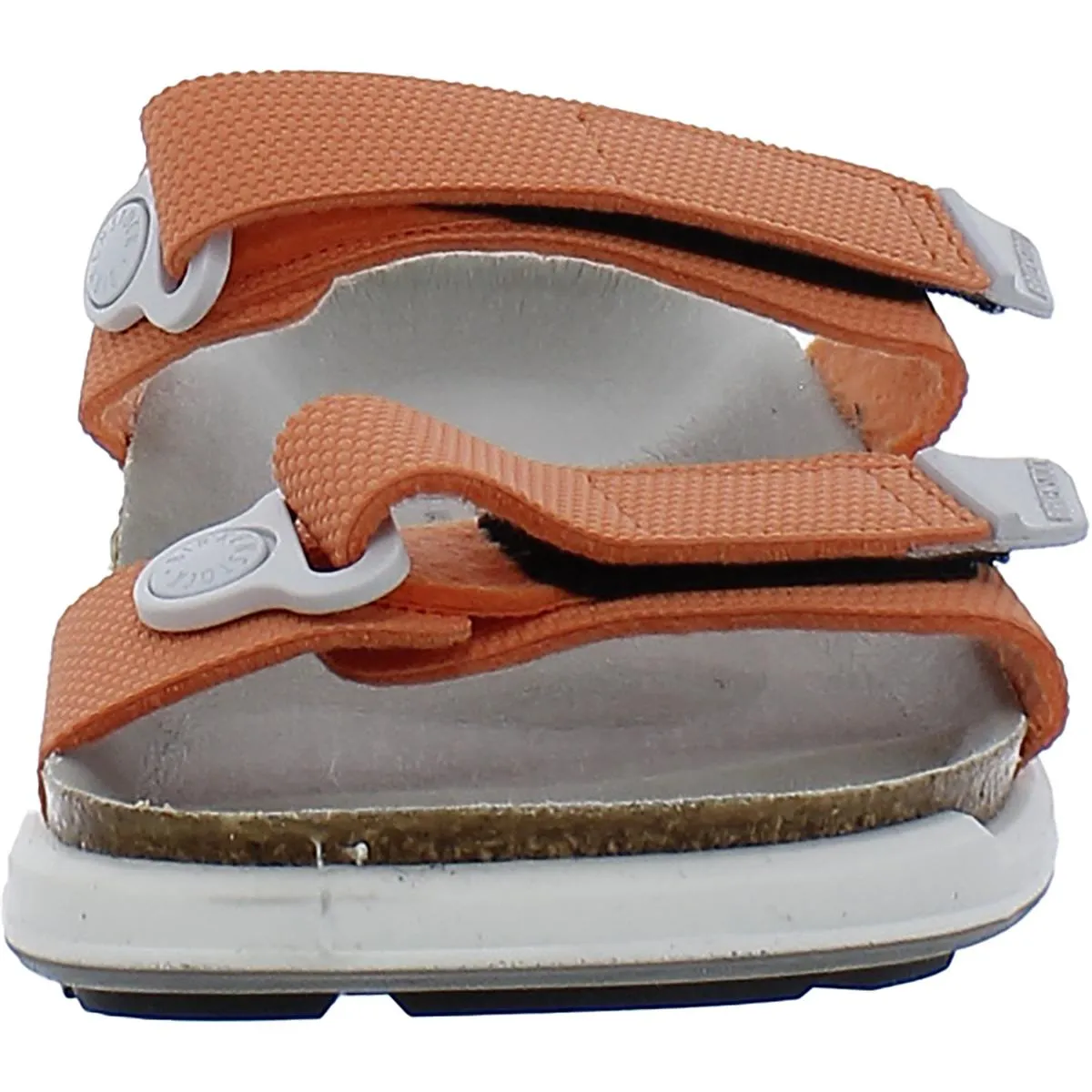 Sahara Womens Faux Leather Slide Sport Sandals