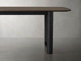 Saint Germain Wood Dining Table with Rennes Base