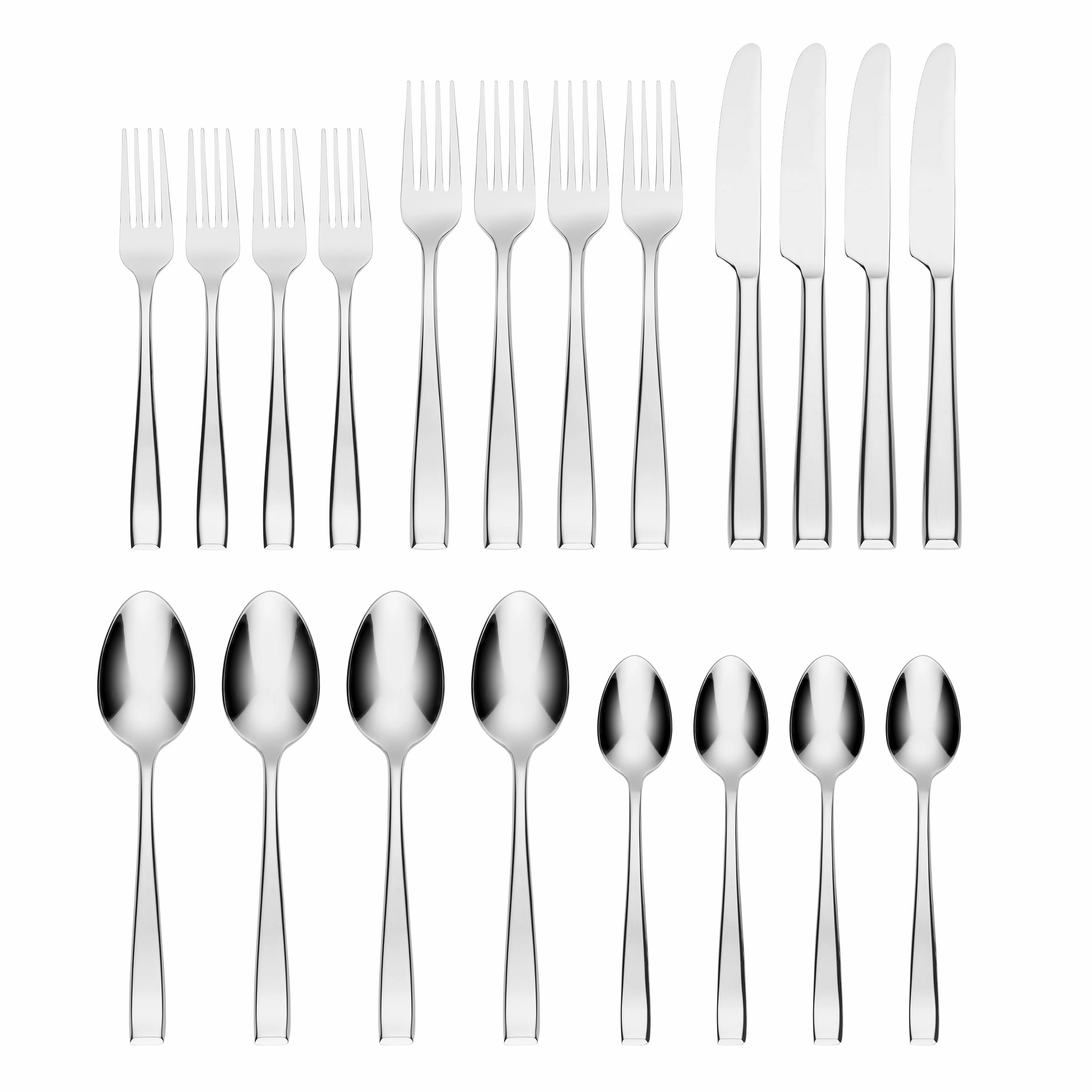 Samira Mirror 20 Piece Flatware Set