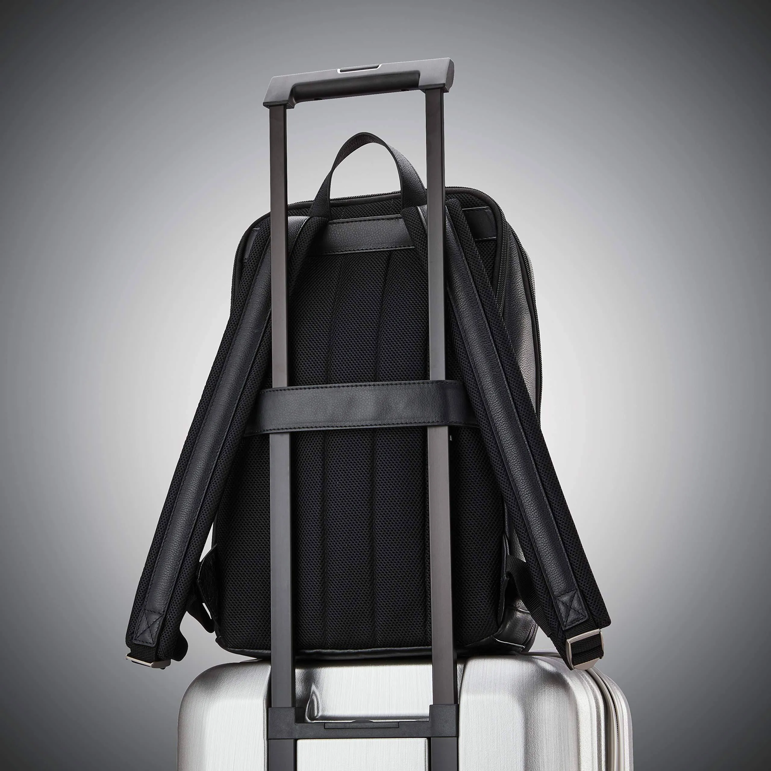 Samsonite Classic Leather Slim Backpack Bags Samsonite