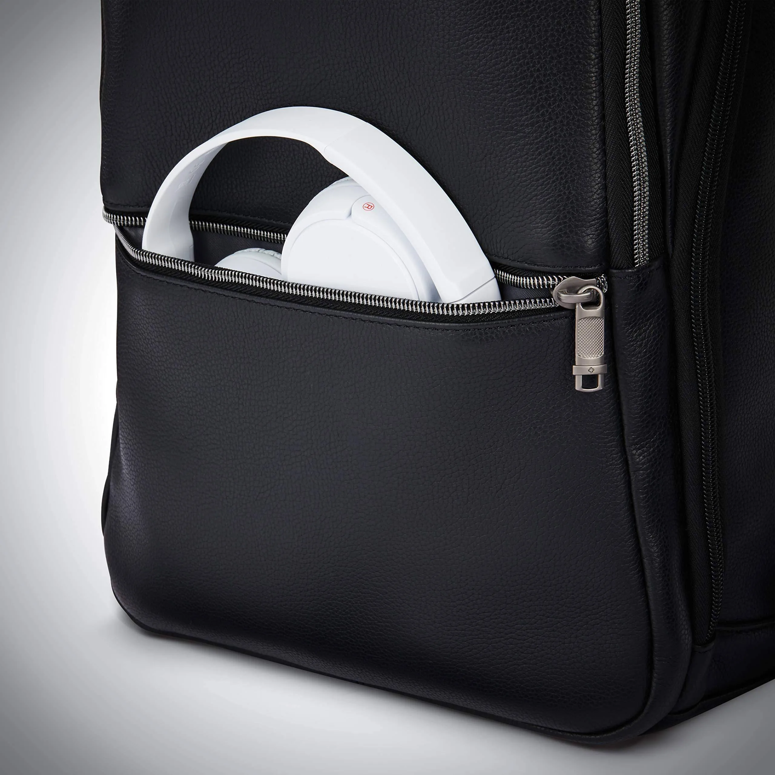 Samsonite Classic Leather Slim Backpack Bags Samsonite