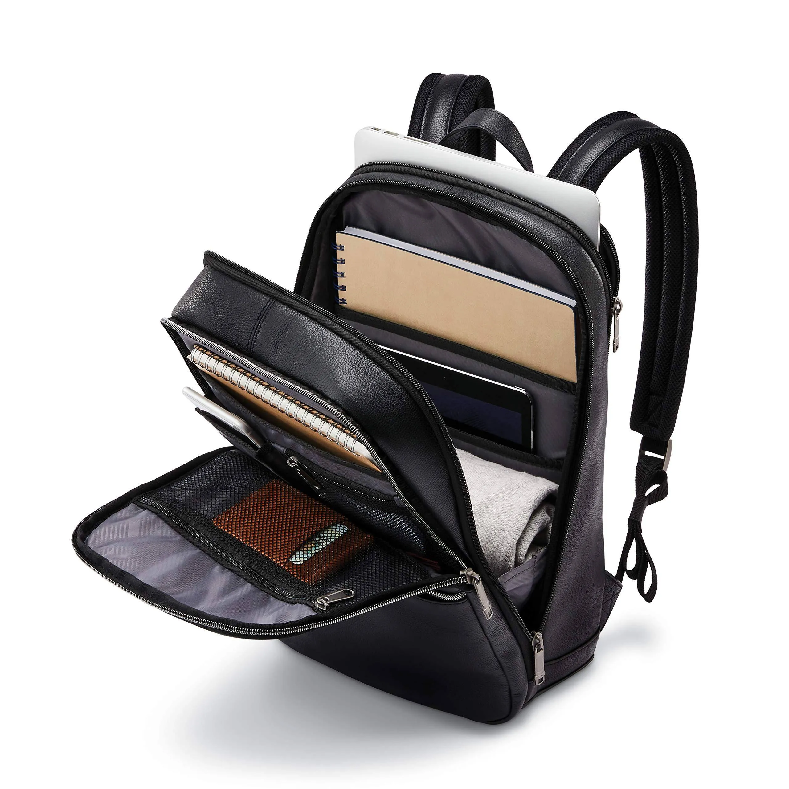 Samsonite Classic Leather Slim Backpack Bags Samsonite
