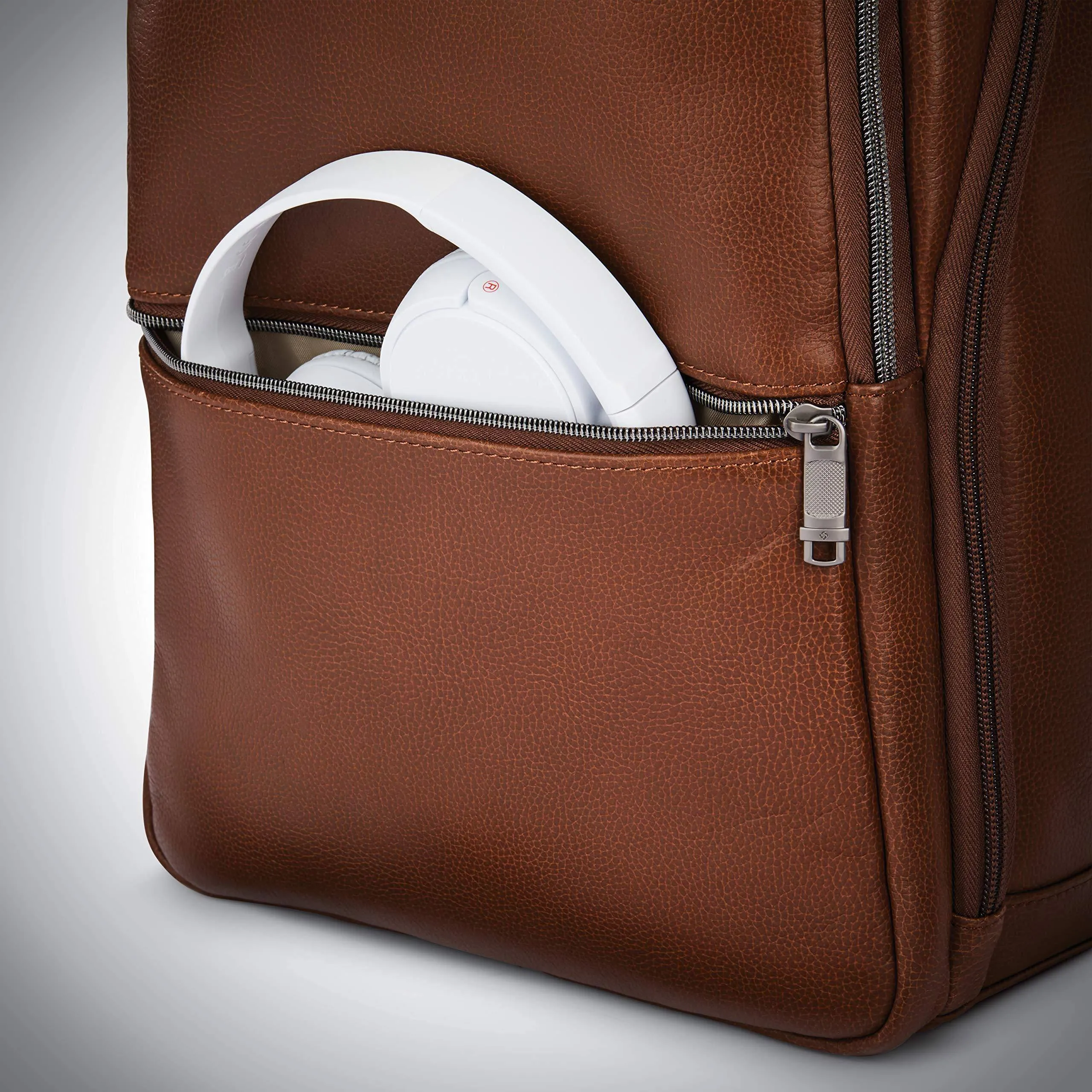 Samsonite Classic Leather Slim Backpack Bags Samsonite