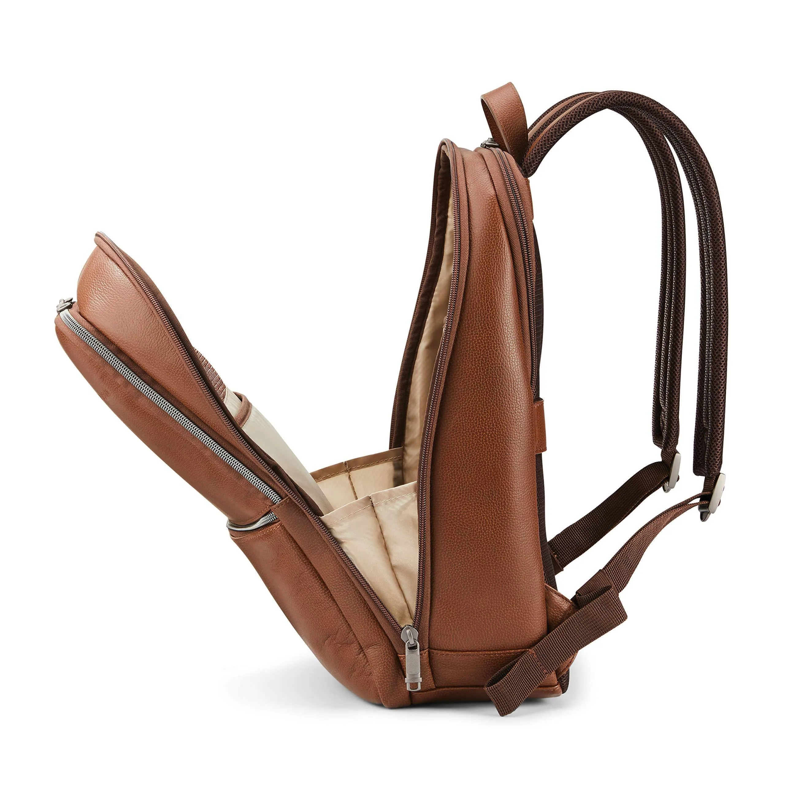 Samsonite Classic Leather Slim Backpack Bags Samsonite