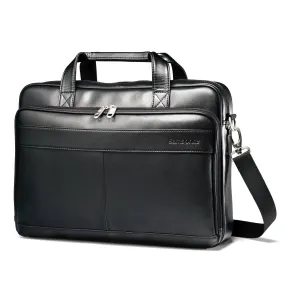 Samsonite Leather Slim Briefcase Bags Samsonite