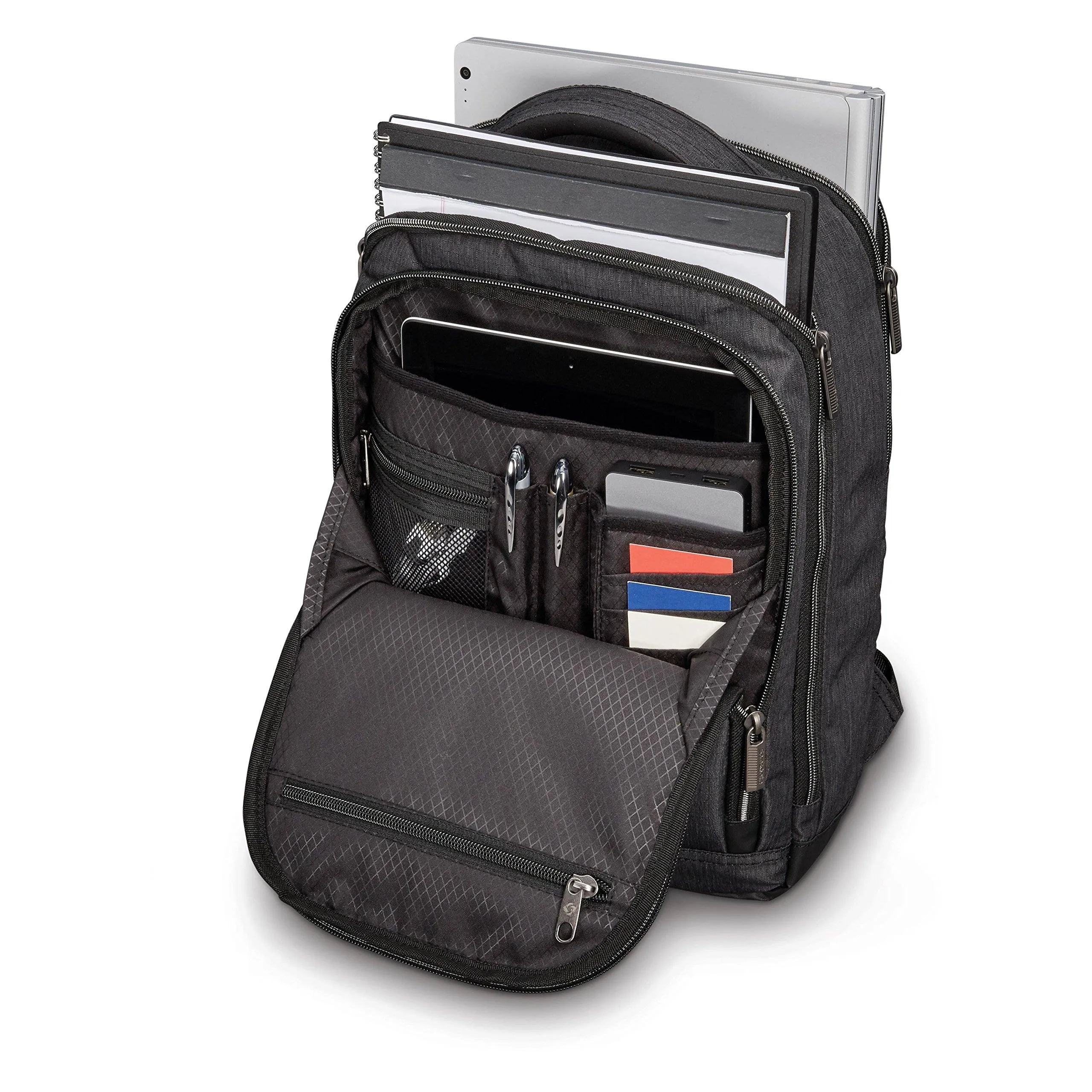 Samsonite Modern Utility Double Shot Laptop Backpack Bags Samsonite