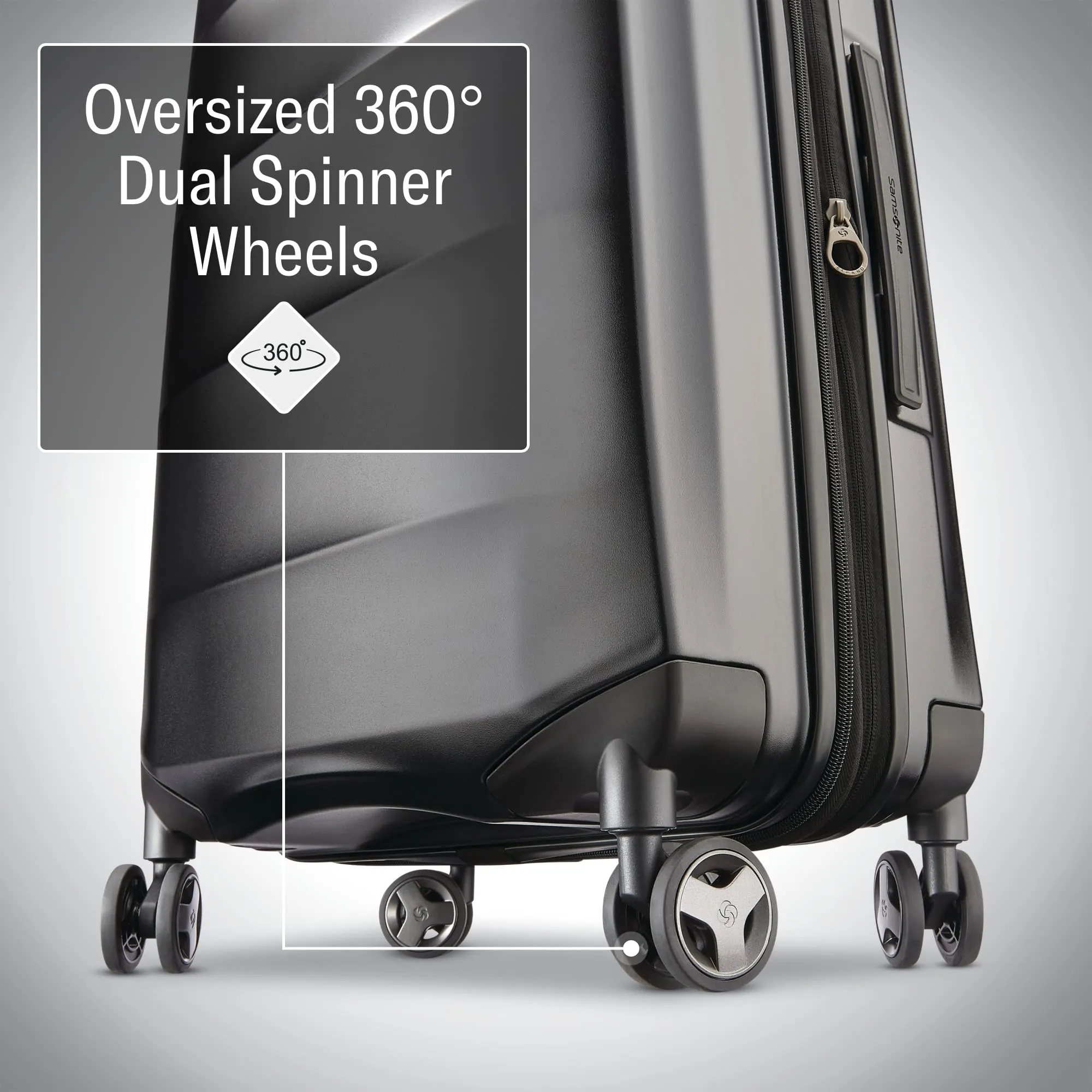 Samsonite Octiv 3-Piece Set (22/24/28) Hardside Spinner Bags Samsonite