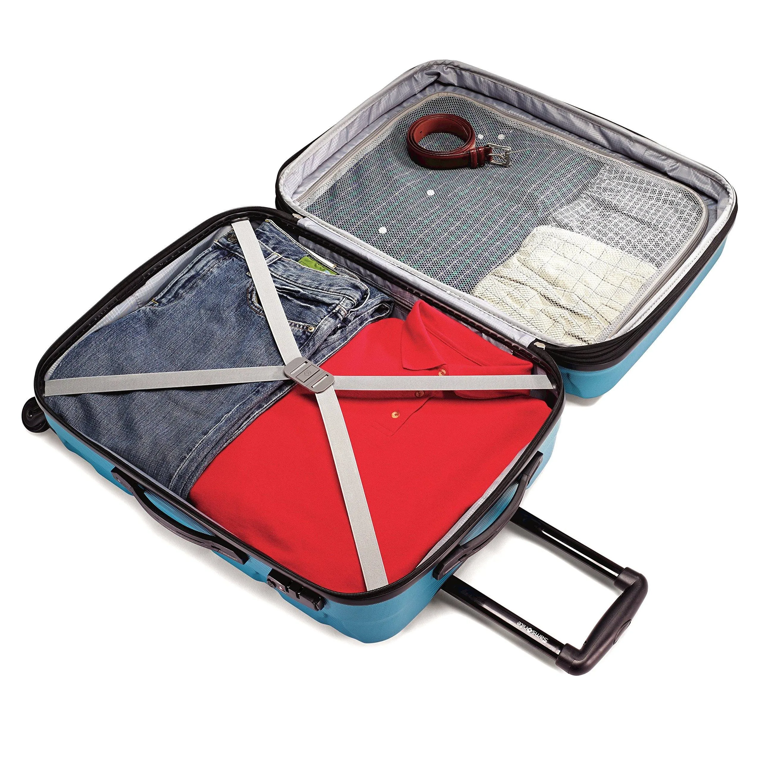 Samsonite Omni PC 2 Piece Set (20"/24") Hardshell 4-Wheel Luggage Sets Bags Samsonite