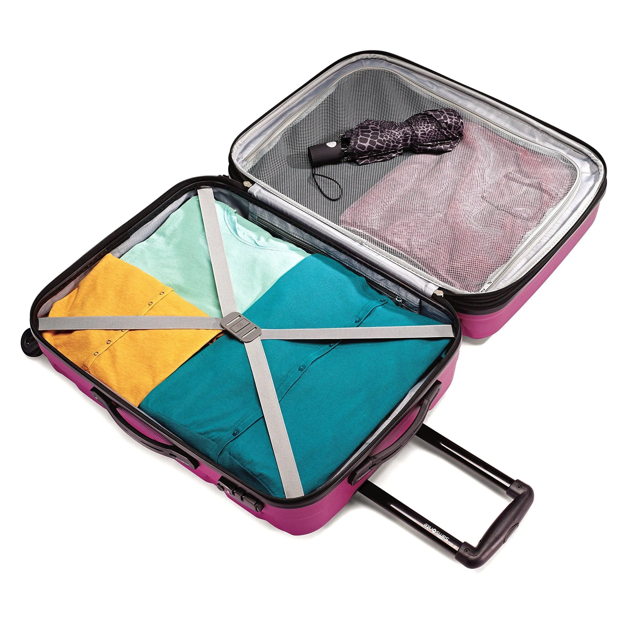 Samsonite Omni PC 2 Piece Set (20"/24") Hardshell 4-Wheel Luggage Sets Bags Samsonite