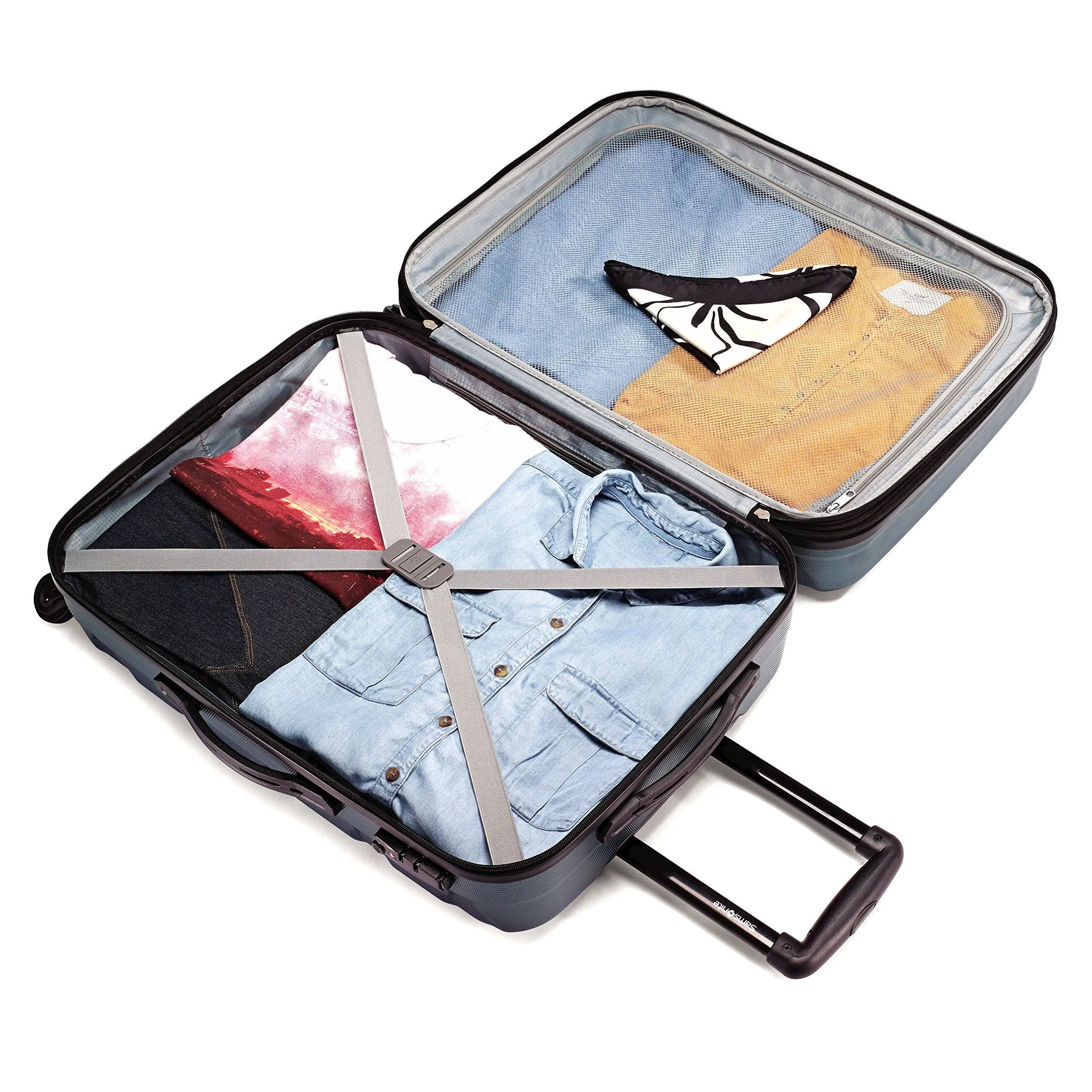 Samsonite Omni PC 2 Piece Set (20"/24") Hardshell 4-Wheel Luggage Sets Bags Samsonite