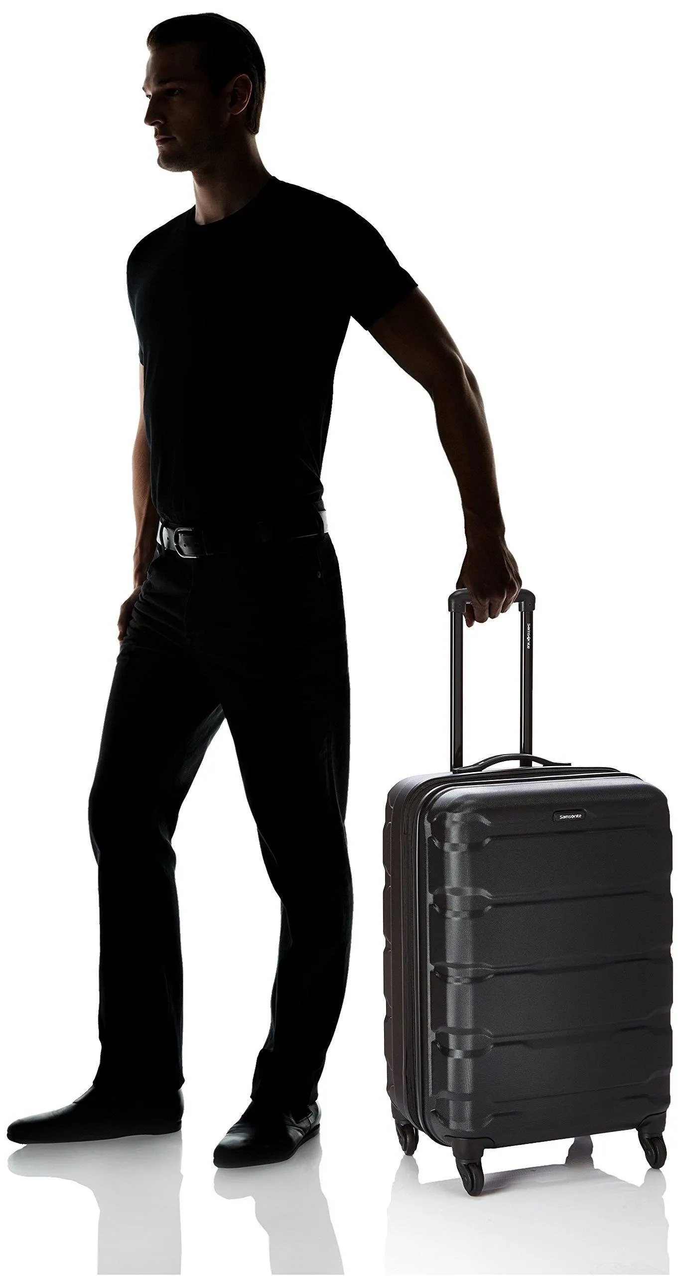 Samsonite Omni PC 24" Hardshell 4-Wheel Medium Luggage Bags Samsonite