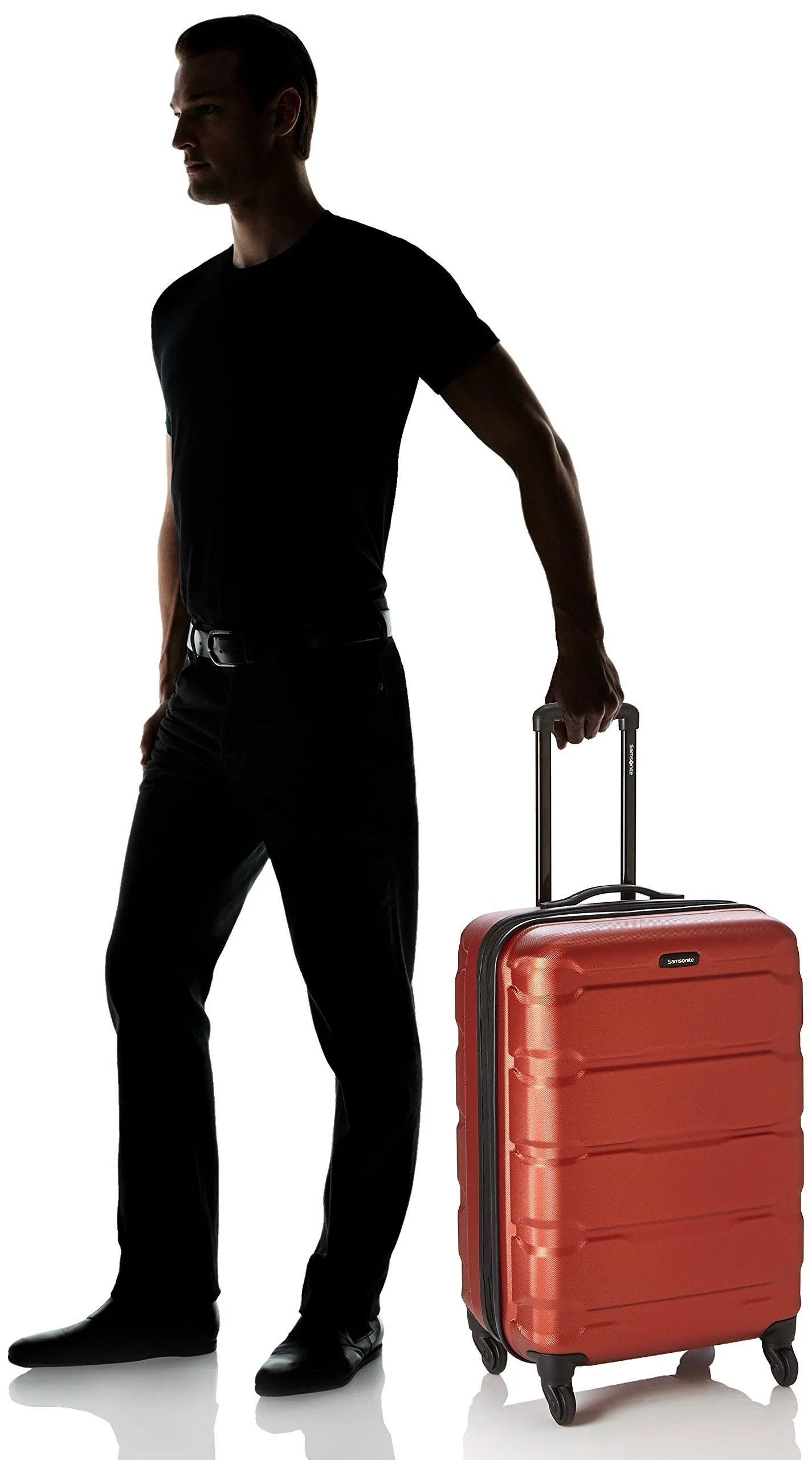 Samsonite Omni PC 24" Hardshell 4-Wheel Medium Luggage Bags Samsonite