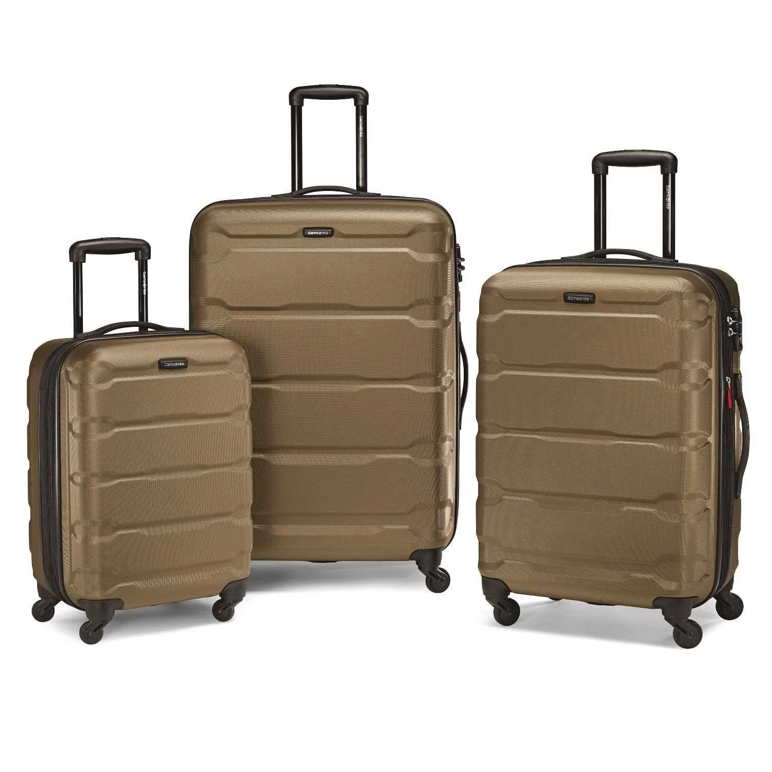 Samsonite Omni PC 3 Piece Set (20"/24"/28") Hardshell 4-Wheel Luggage Sets Bags Samsonite
