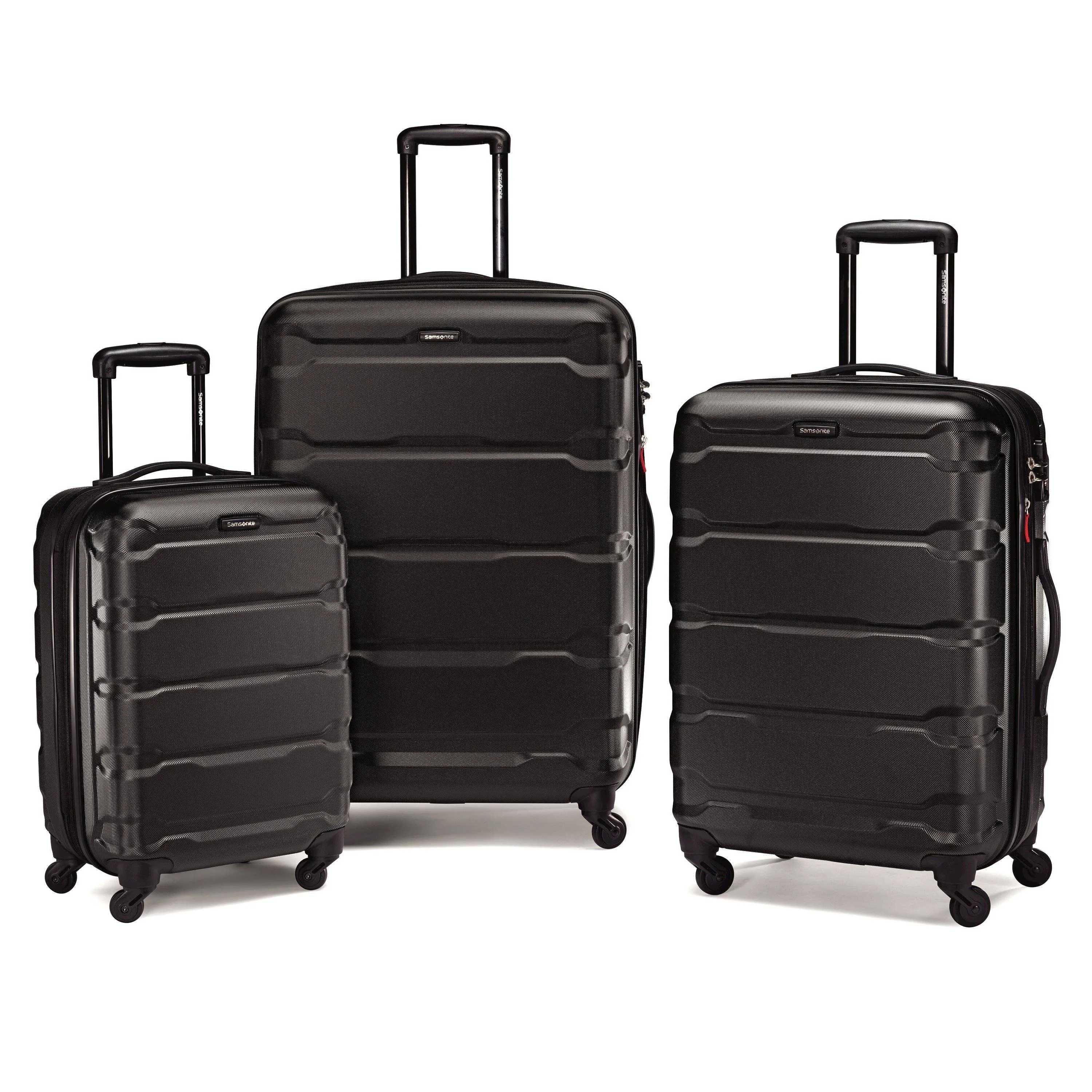 Samsonite Omni PC 3 Piece Set (20"/24"/28") Hardshell 4-Wheel Luggage Sets Bags Samsonite