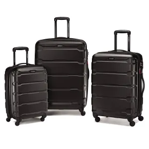 Samsonite Omni PC 3 Piece Set (20"/24"/28") Hardshell 4-Wheel Luggage Sets Bags Samsonite