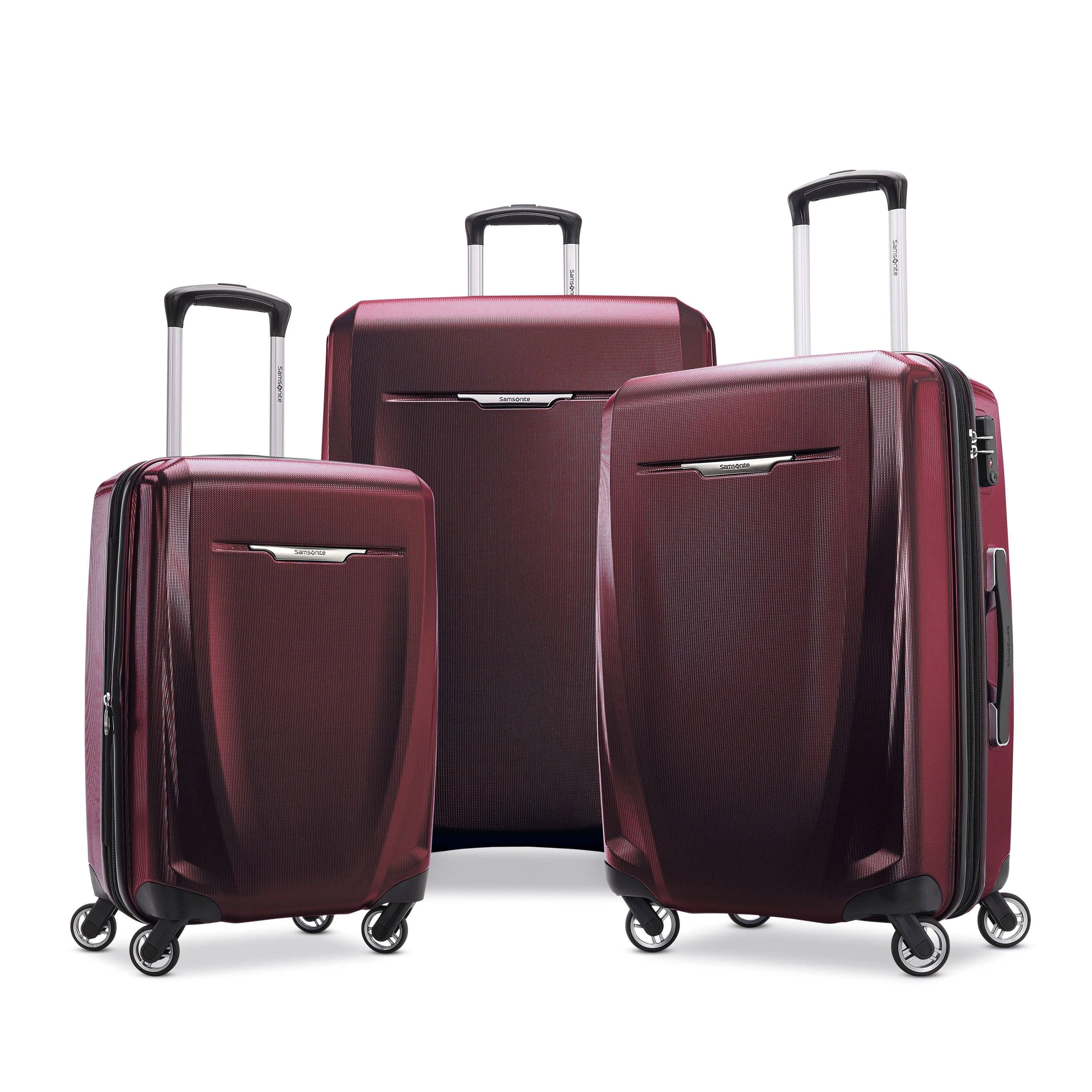 Samsonite Winfield 3 DLX 3 Piece Set (20"/24"/28") 4-Wheel Luggage Sets Bags Samsonite