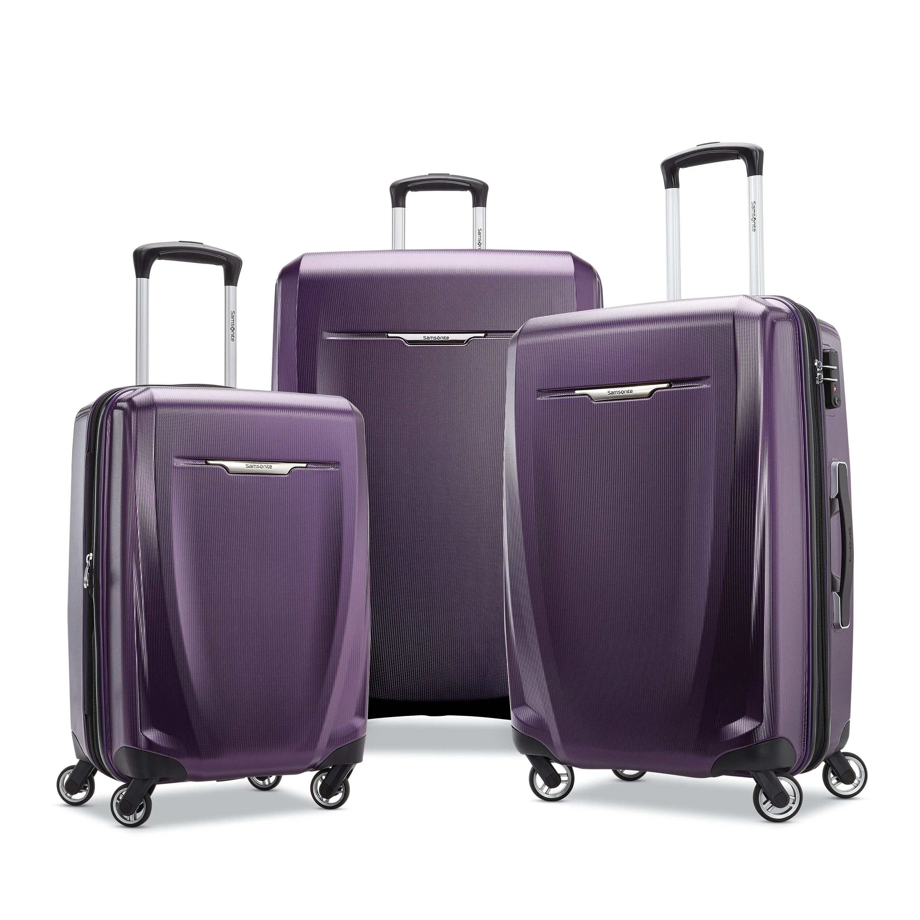 Samsonite Winfield 3 DLX 3 Piece Set (20"/24"/28") 4-Wheel Luggage Sets Bags Samsonite