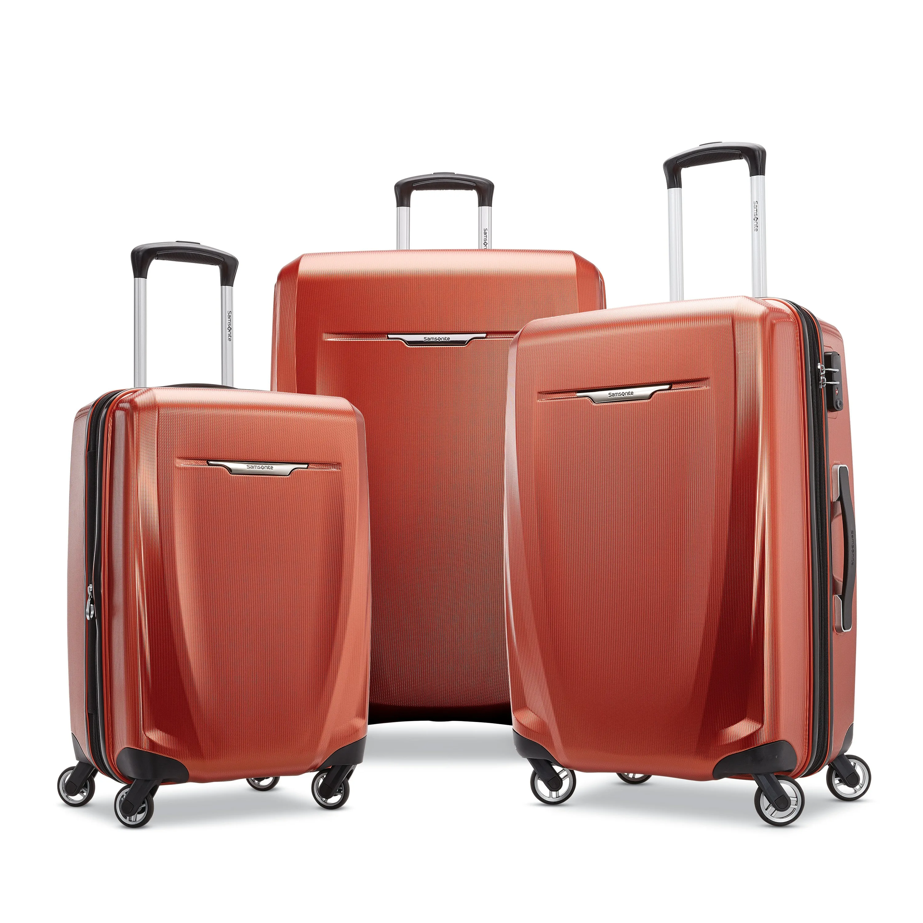 Samsonite Winfield 3 DLX 3 Piece Set (20"/24"/28") 4-Wheel Luggage Sets Bags Samsonite