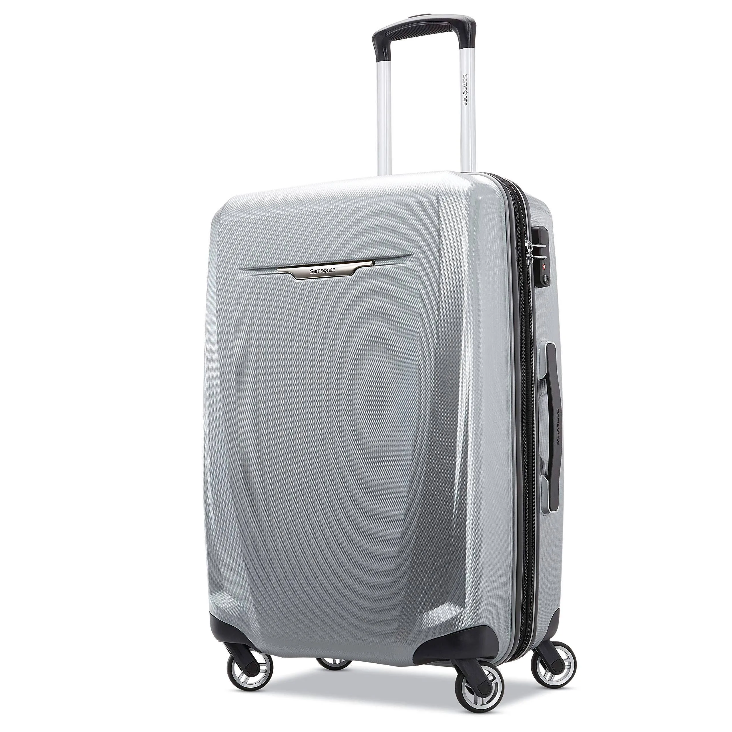 Samsonite Winfield 3 DLX Checked-Medium 25-Inch 4-Wheel Medium Luggage Bags Samsonite