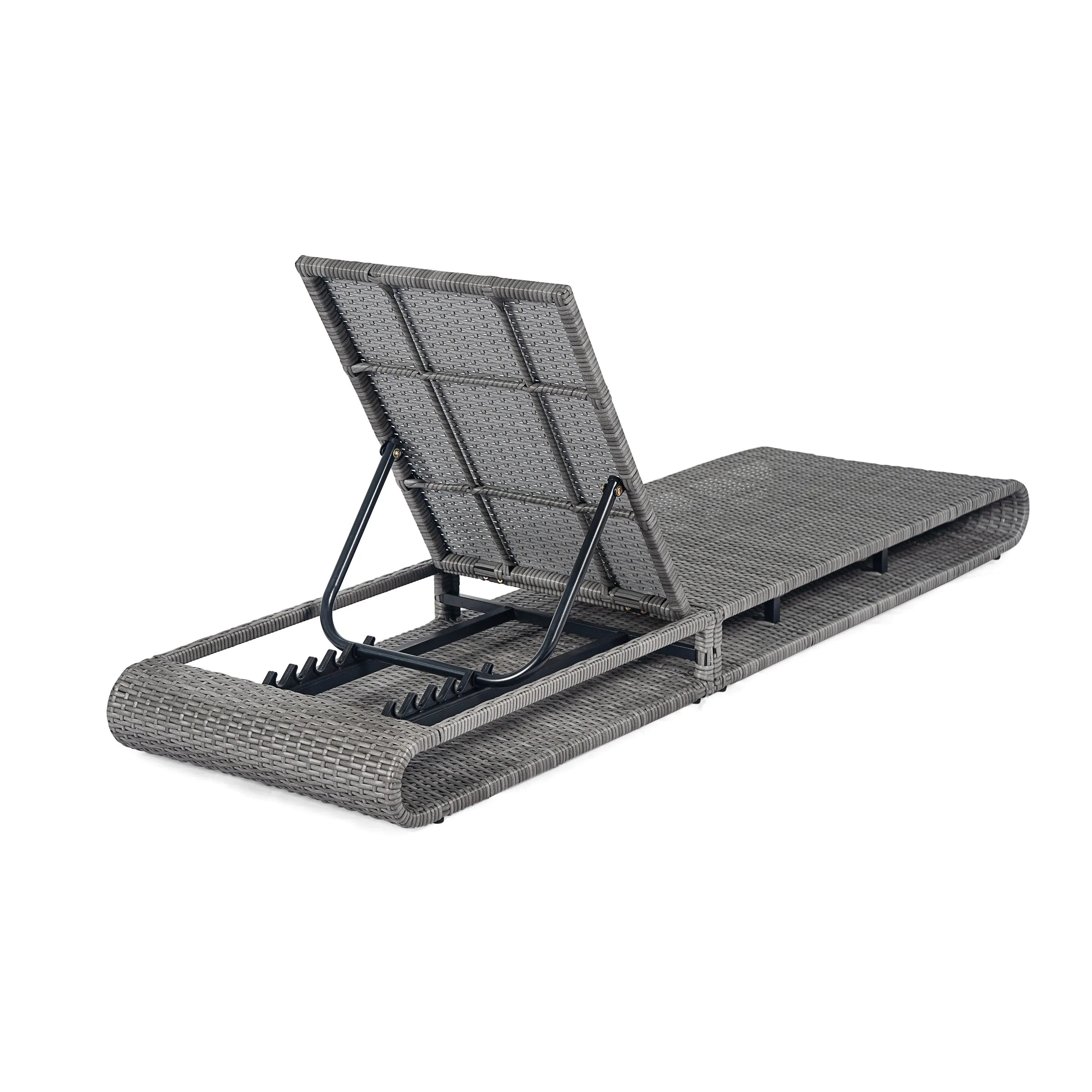 Sancty Outdoor PE Rattan Chaise Lounge