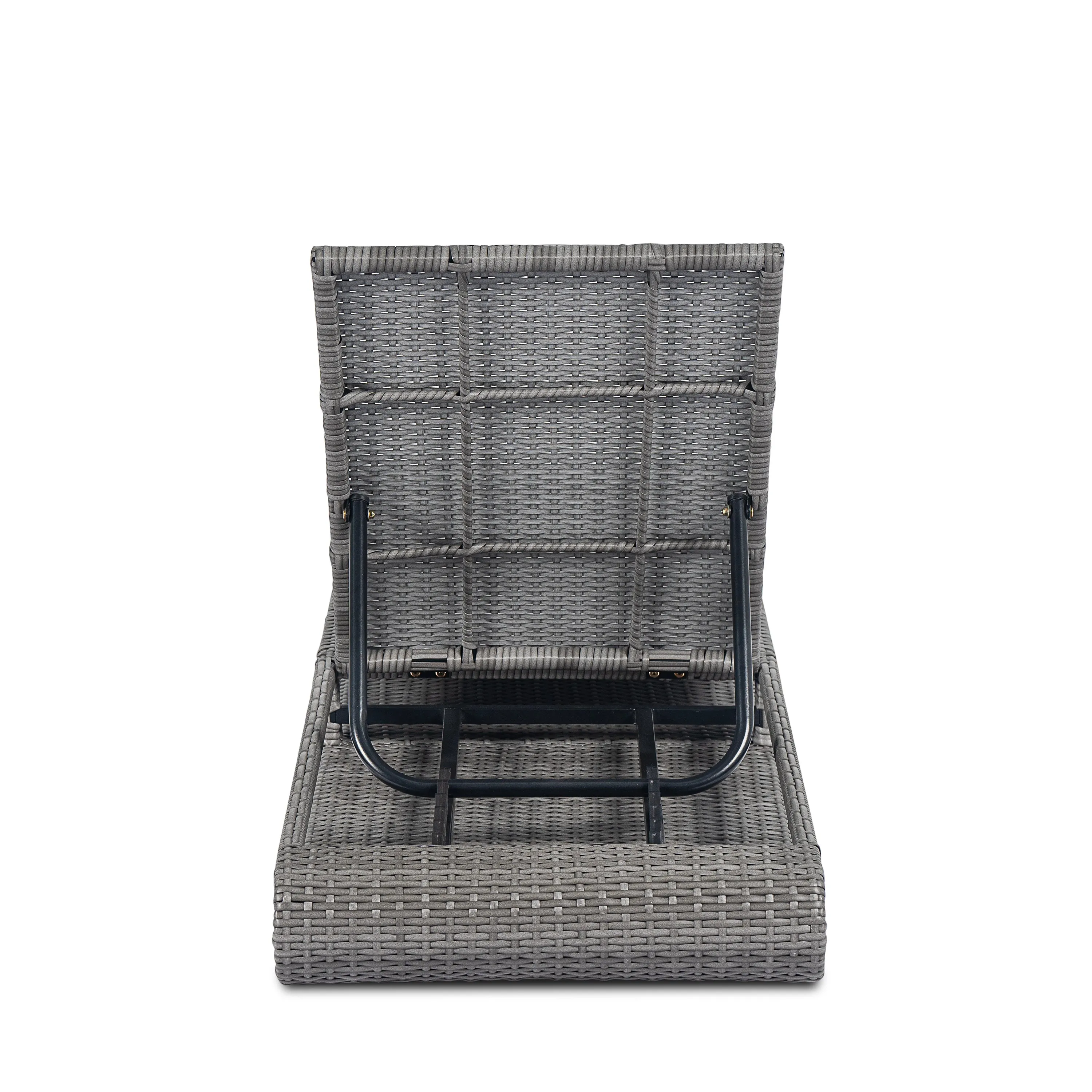 Sancty Outdoor PE Rattan Chaise Lounge