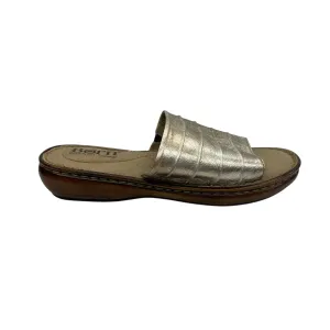 Sandals Flats By Born In Brown & Silver, Size:7 born