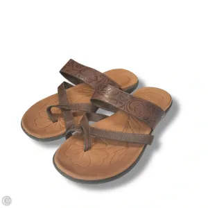 Sandals Flats By Born In Brown, Size: 8 born